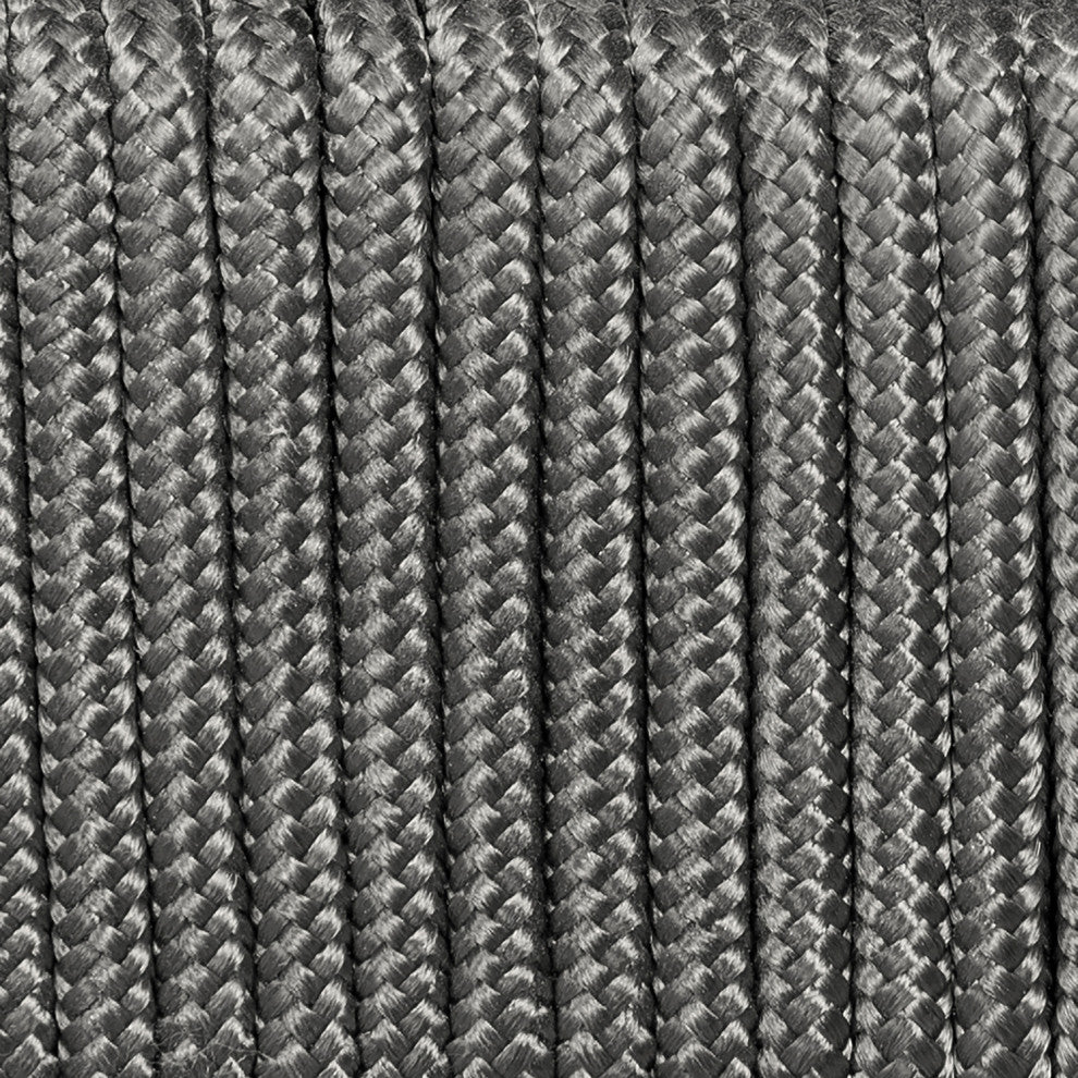 Orbit Outdoor Patio Chaise Lounge Chair, Wood Gray Rope &Taupe Olefin Cushions