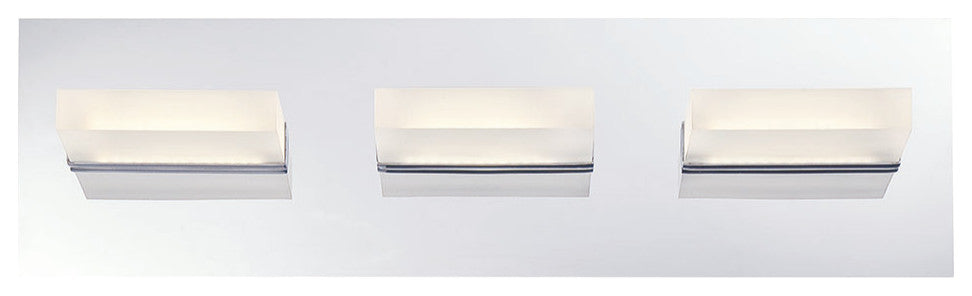 Olson 3-Light LED Bath Bar, Chrome Finish
