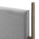 Platform Bed Nightstand Set, Queen Size, Brown Oak, Wood, Modern, Mid Century