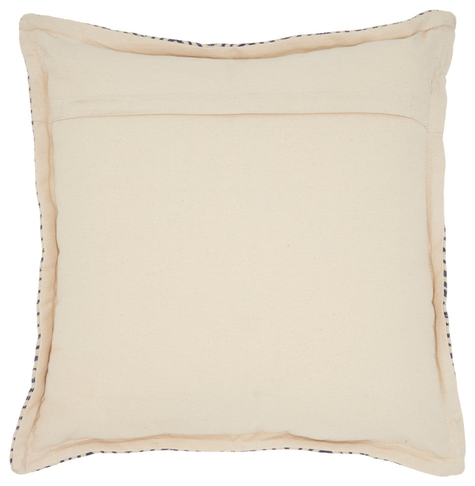 Nourison DL564 Throw Pillow, Indigo, 20" x 20"