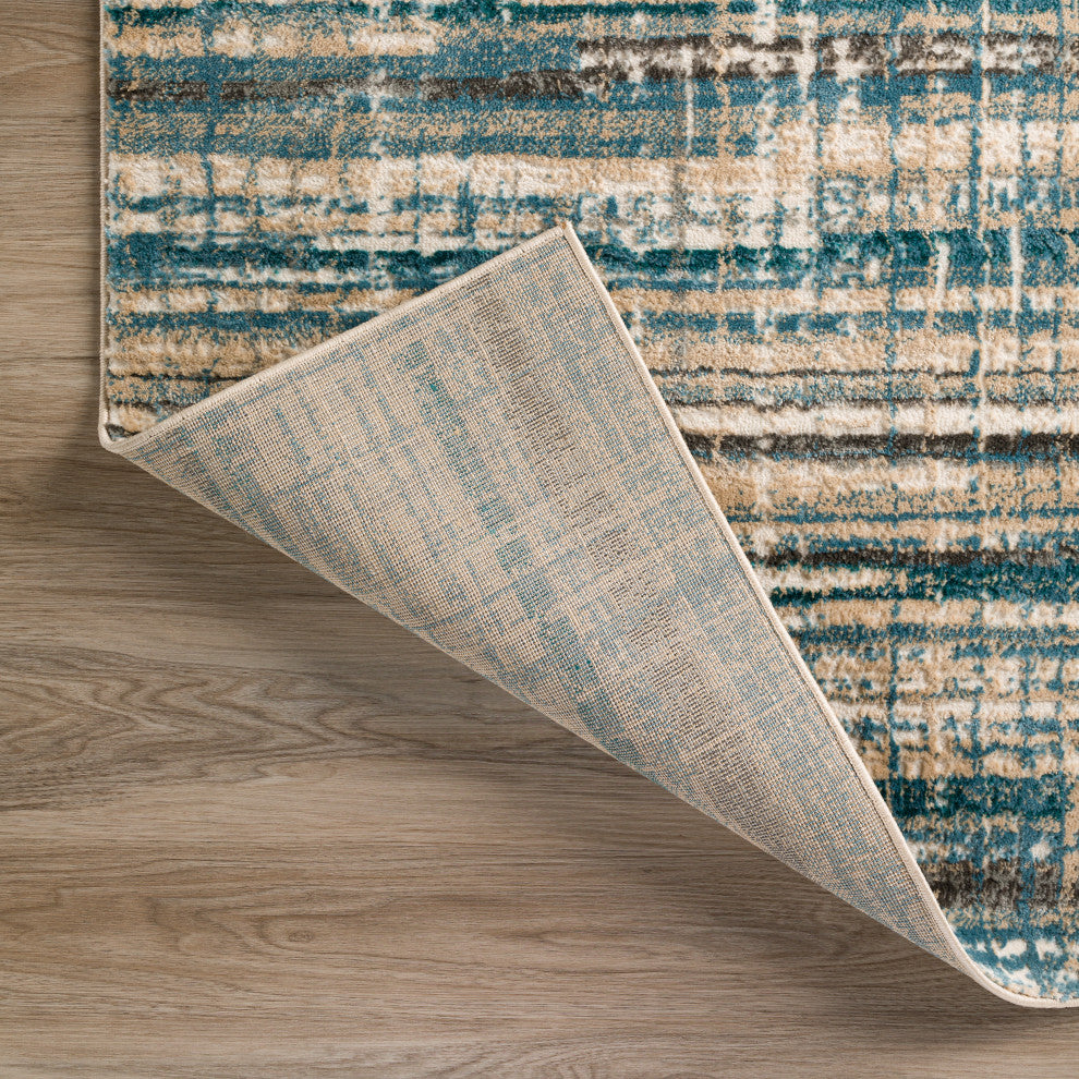 Dalyn Karma KM8 Blue 3'3" x 5'1" Rug