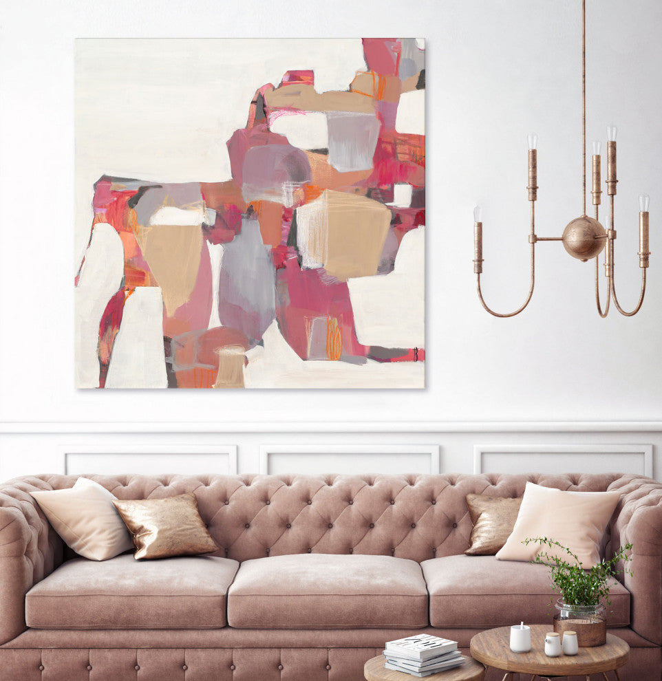 Geranium - 84 x 84 by Terri Burris