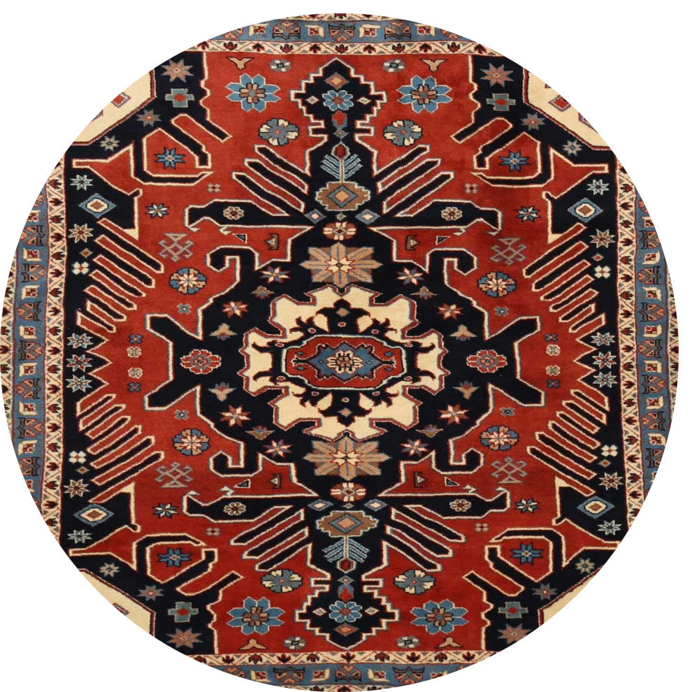 Ahgly Company Indoor Round Traditional Area Rugs, 3' Round