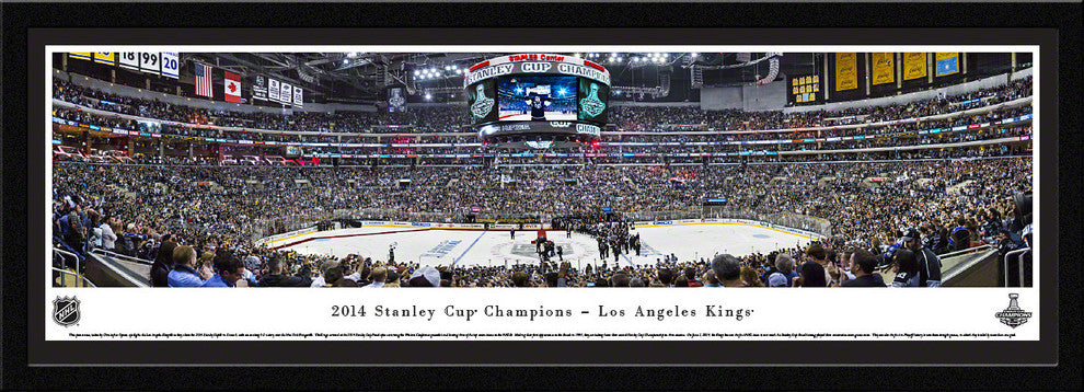 2014 Stanley Cup Panoramic, Kings Poster, Select Frame