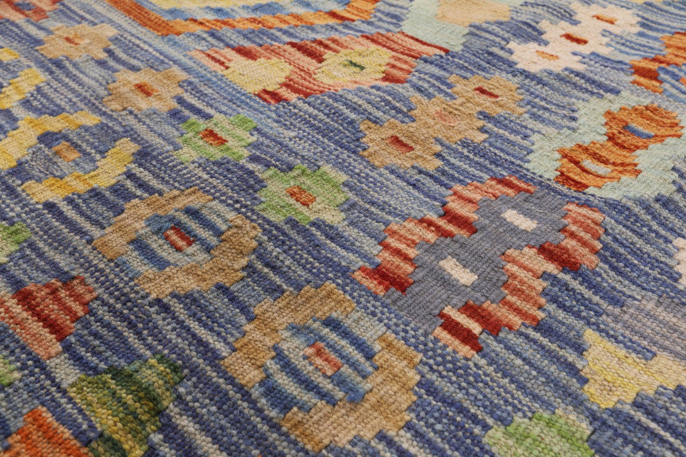 Kilim Flat Weave Reversible Rug 5' 11" X 7' 8" Q8285