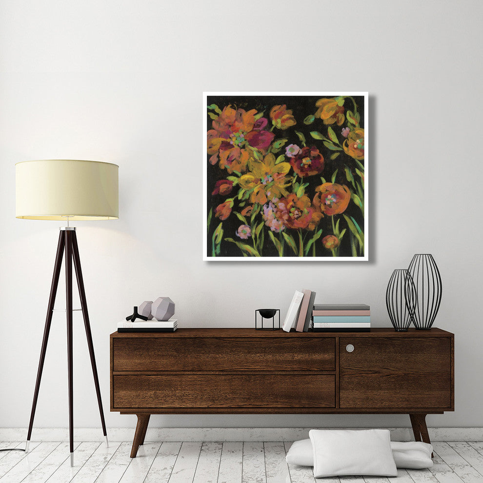 "July Garden Trio III" Digital Paper Print by Silvia Vassileva, 42"x42"