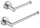 Circular 2-Piece Bathroom Hardware Set, Chrome