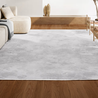 Cole Modern Minimalist Pinstripe High-Low Area Rug