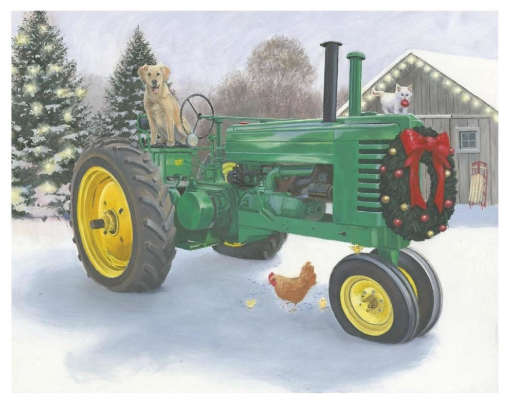 "Christmas in the Heartland III" Digital Paper Print by James Wiens, 26"x22"