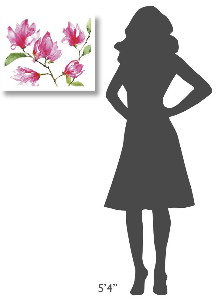 "Bright Magnolias" Digital Paper Print by Anne Tavoletti, 22"x18"