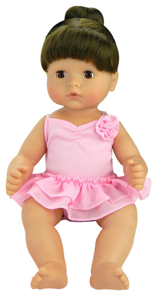Bathing Suit, Hat & Flip Flops Set-15" Dolls