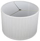 Fenchel Shades 16"x16"x11" Spider Attachment Drum Lamp Shade, Pleated Mush
