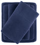 True North by Sleep Philosophy Microfleece Warm Sheet Set, Navy Blue, King