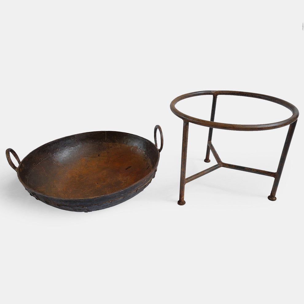 Iron Kadai Bowl 16"-19"