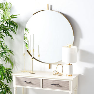 Safavieh Orford Mirror Brushed Brass