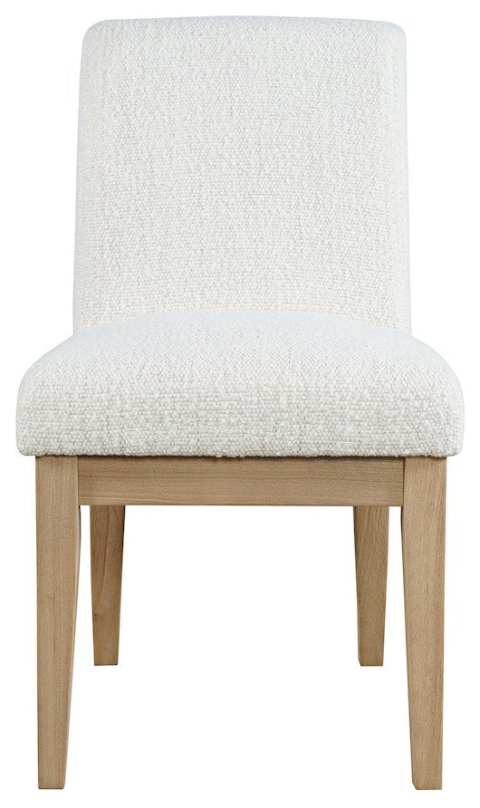 Sequoia Modern Rustic Solid Wood Upholstered Parsons Dining Chair (Set of 2)