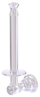 Carolina Crystal Upright Toilet Paper Holder, Satin Chrome