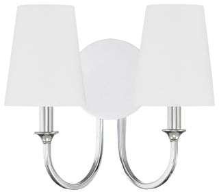 Payton 2 Light Polished Chrome Wall Mount