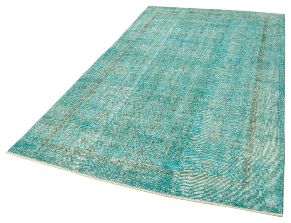 Rug N Carpet - Handmade Turkish 5' 3" x 9' 0" Colorful Overdyed Area Rug