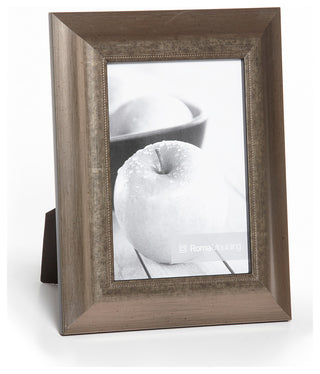 Rubbed Pewter Picture Frame, 1-1/2", Easle Back, Traditional, 8 x 10