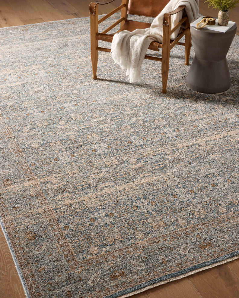 Angela Rose x Loloi Blake Ocean / Mocha 6''-7" x 9''-10" Area Rug