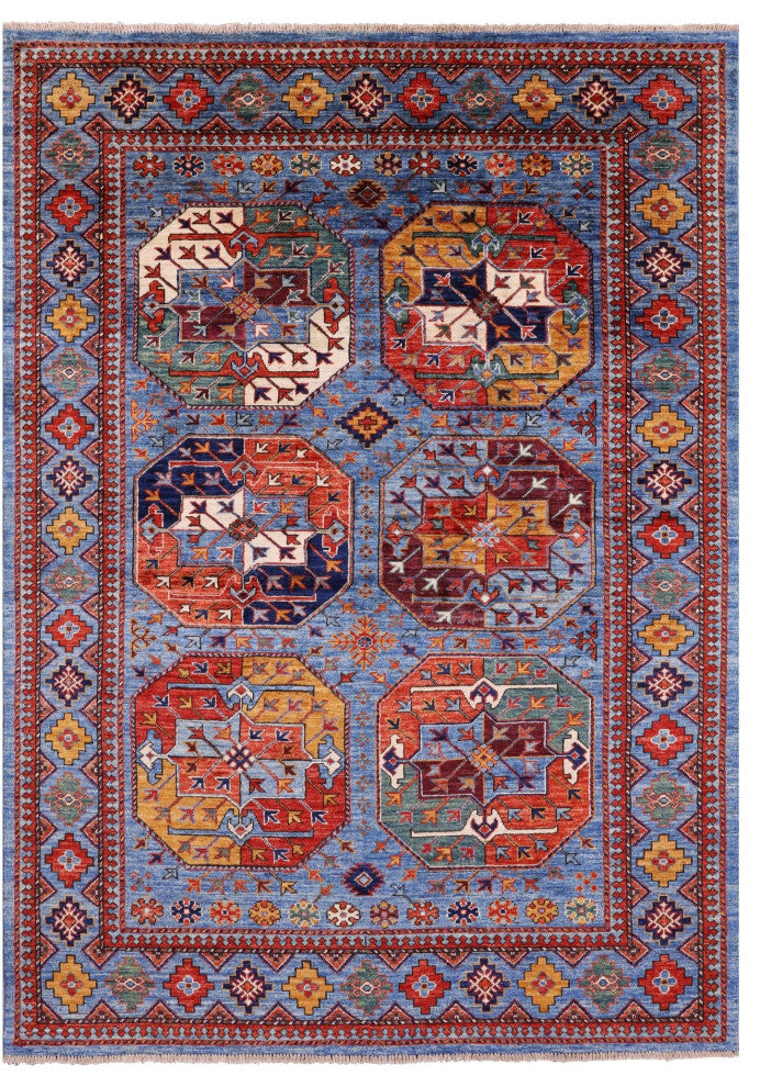 Bokhara Handmade Wool Rug 4' 11" X 6' 11" - Q12450