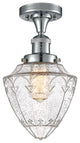 Innovations 517-1CH-PC-G664-7-LED 1 Light Semi-Flush Mount, Polished Chrome