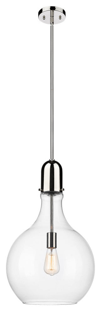 Innovations 492-1S-PN-G582-14-LED Amherst 1 Light Pendant Polished Nickel