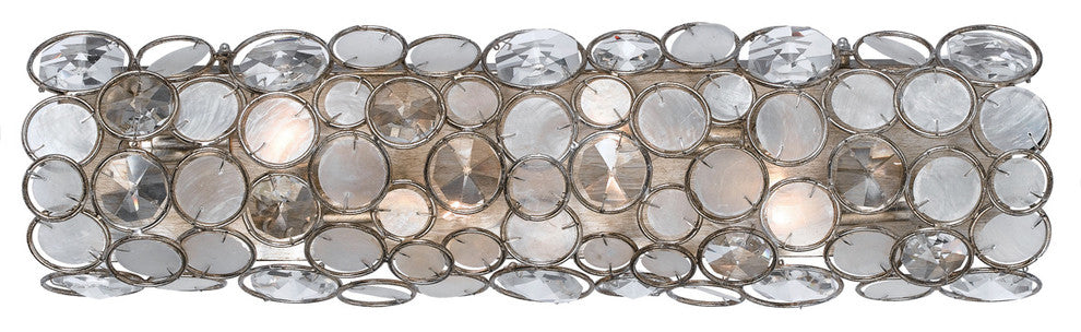 Palla 4-Light Antique Silver Vanity-Light