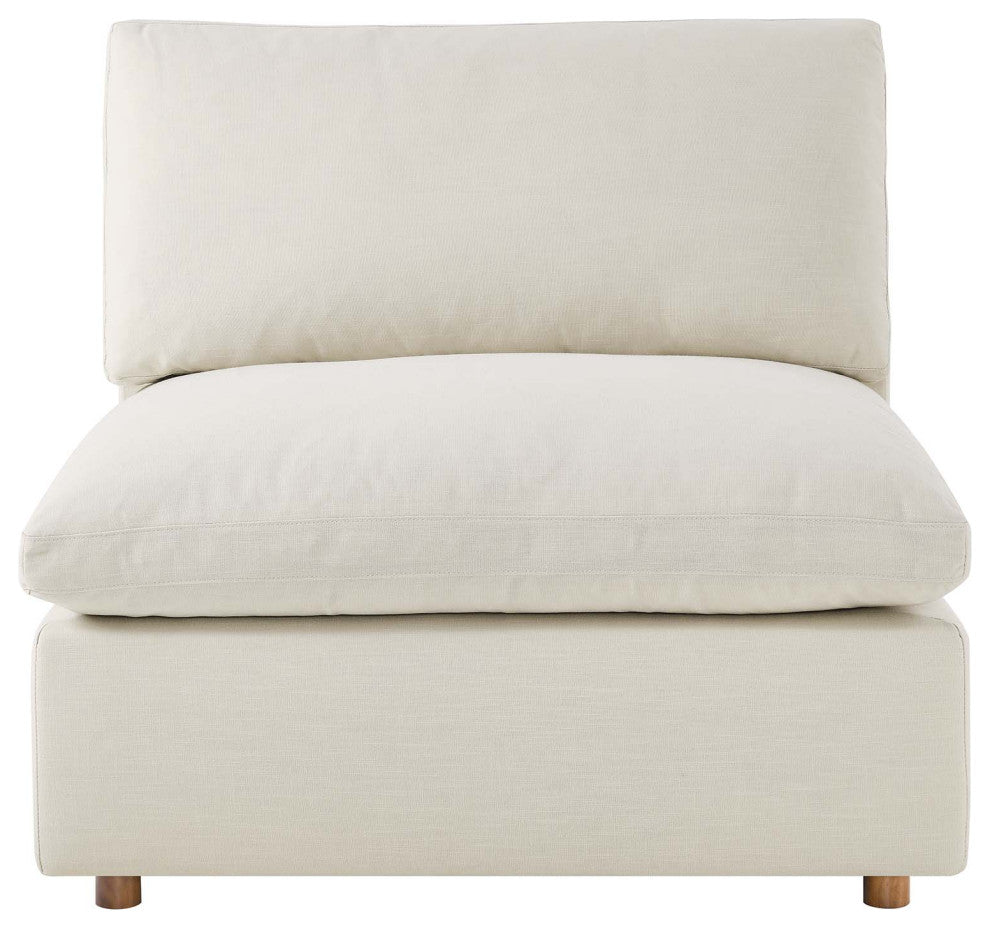 Modular Sectional Deep Sofa Set, Beige, Fabric, Modern, Lounge Cafe Hospitality