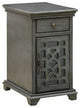 1-Drawer 1-Door Chairside Cabinet, Joplin