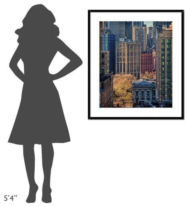 "City Life" Framed Digital Print by Liyun Yu, 33x38"