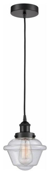 Innovations 616-1PH-BK-G534 1-Light Mini Pendant, Matte Black