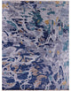 8' 11" X 11' 9" Abstract Handmade Wool Rug Q8578