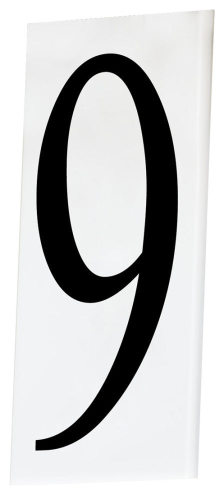 Maxim 53619 5" Tall House Number 9 - White