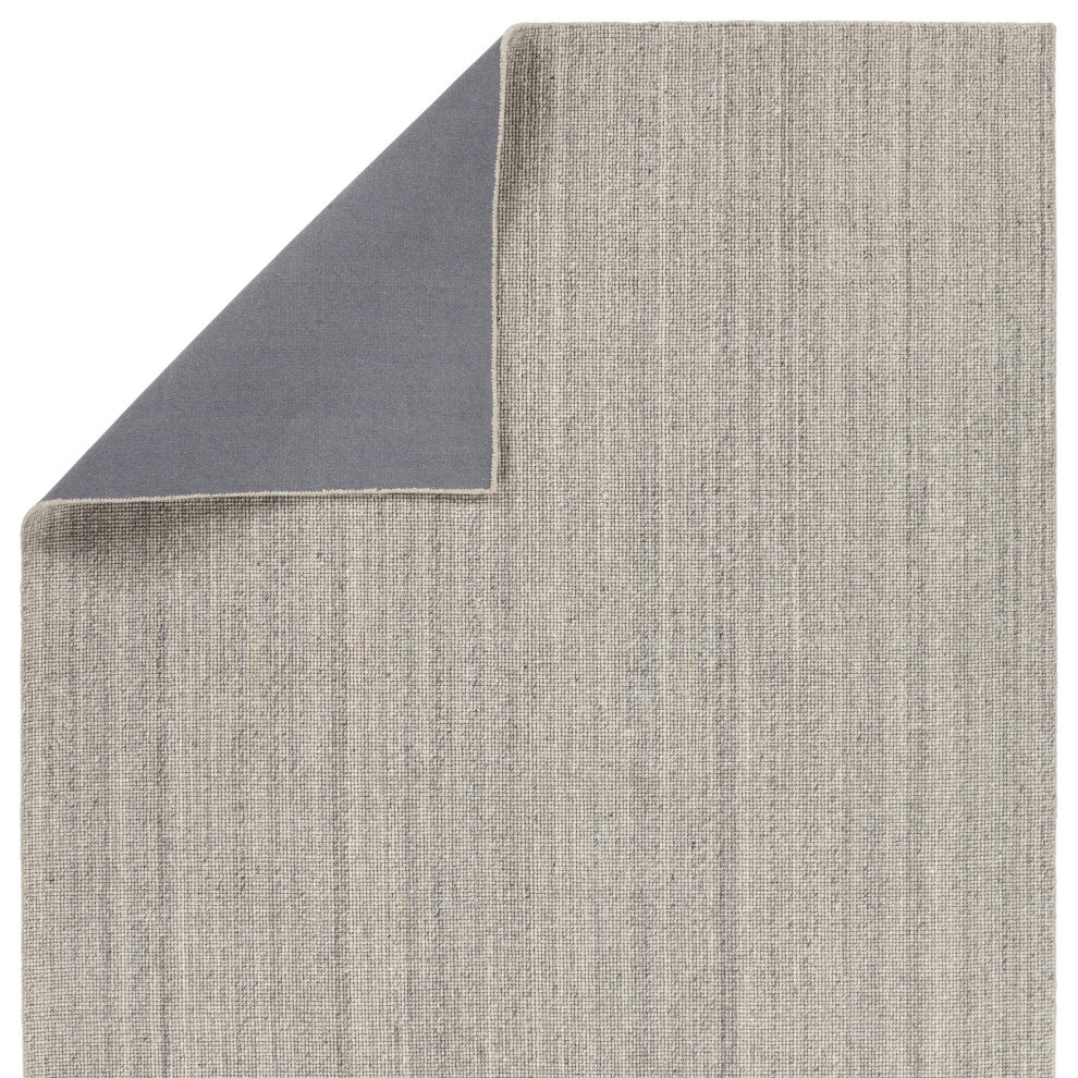 Jaipur Living Mere RNE02 Handmade Solid Gray Area Rug, 8'6"x11'6"