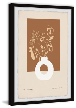 "Fleurs de Lune" Framed Painting Print, 20x30