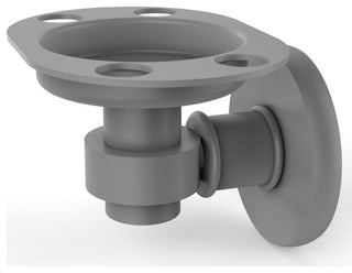 Continental Toothbrush Holder, Matte Gray