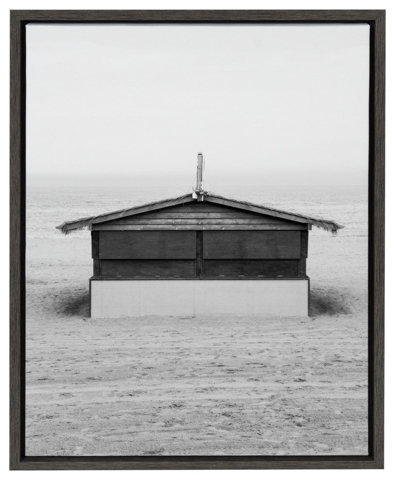 Sylvie Beach Vibes Framed Canvas By F2 Images, Gray 18x24