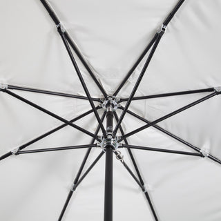 9' Round Flexibe Commercial Umbrella, Black, Tuscan