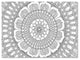 Hello Angel ''Flower Mandala'' Canvas Art, 19x14