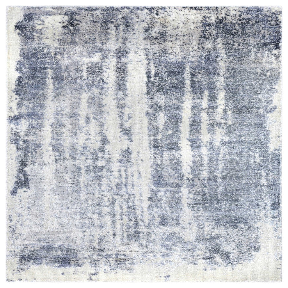 Ahgly Company Indoor Square Mid-Century Modern Area Rugs, 5' Square