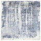 Ahgly Company Indoor Square Mid-Century Modern Area Rugs, 5' Square