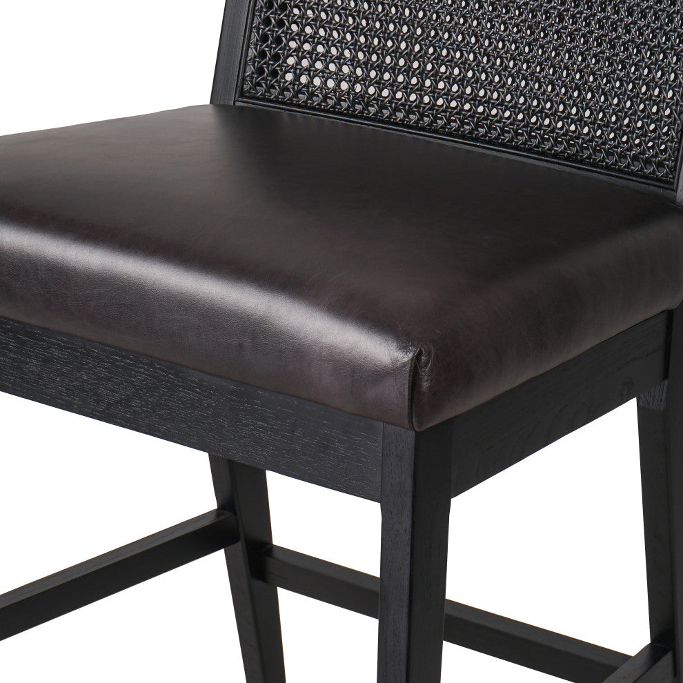 Antonia Armless Dining Stool-Blk-Counter