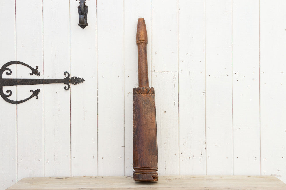 Antique Rustic Thai Loom Post