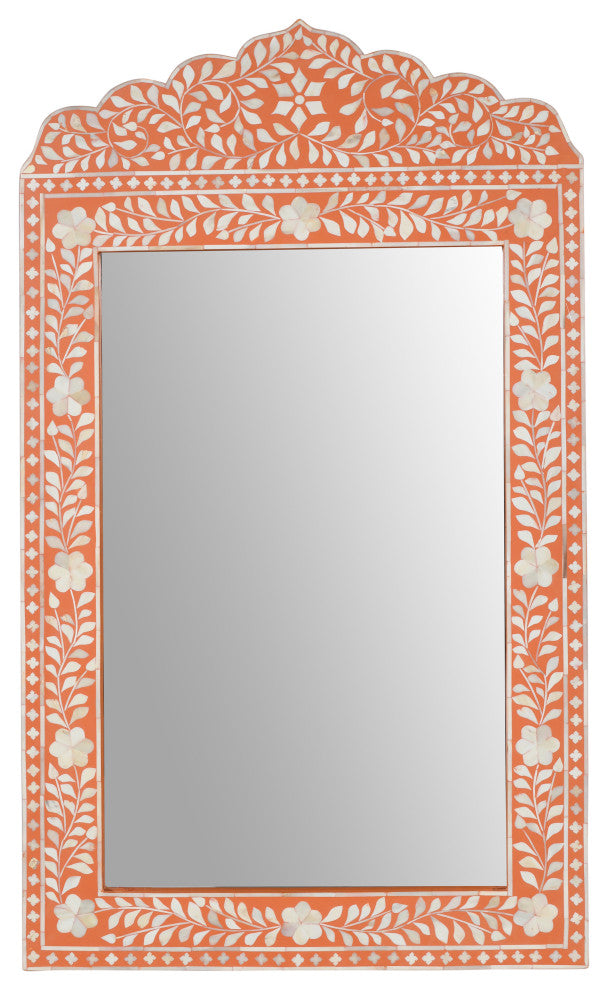 Bharat Handcraft Bone Inlay 48"x28" Mirror