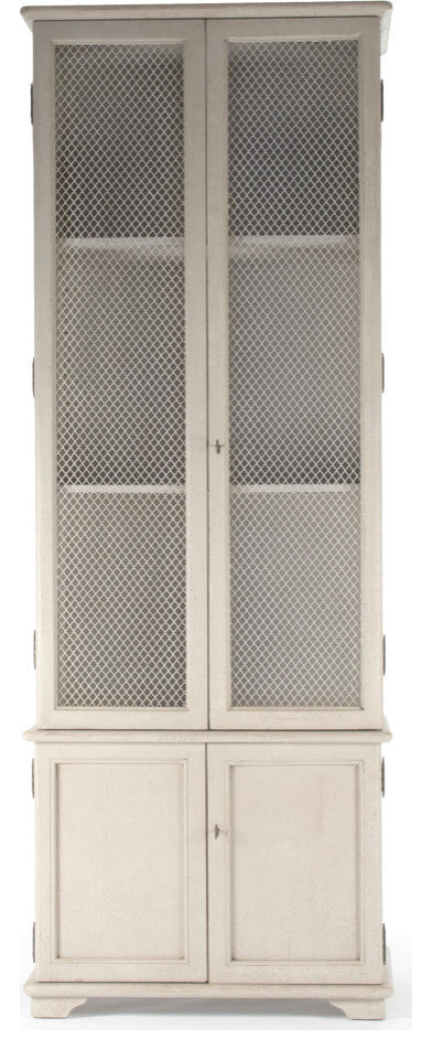 Chaline Cabinet, Distressed Taupe