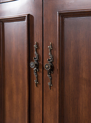 60" Double Bathroom Vanity, Teak