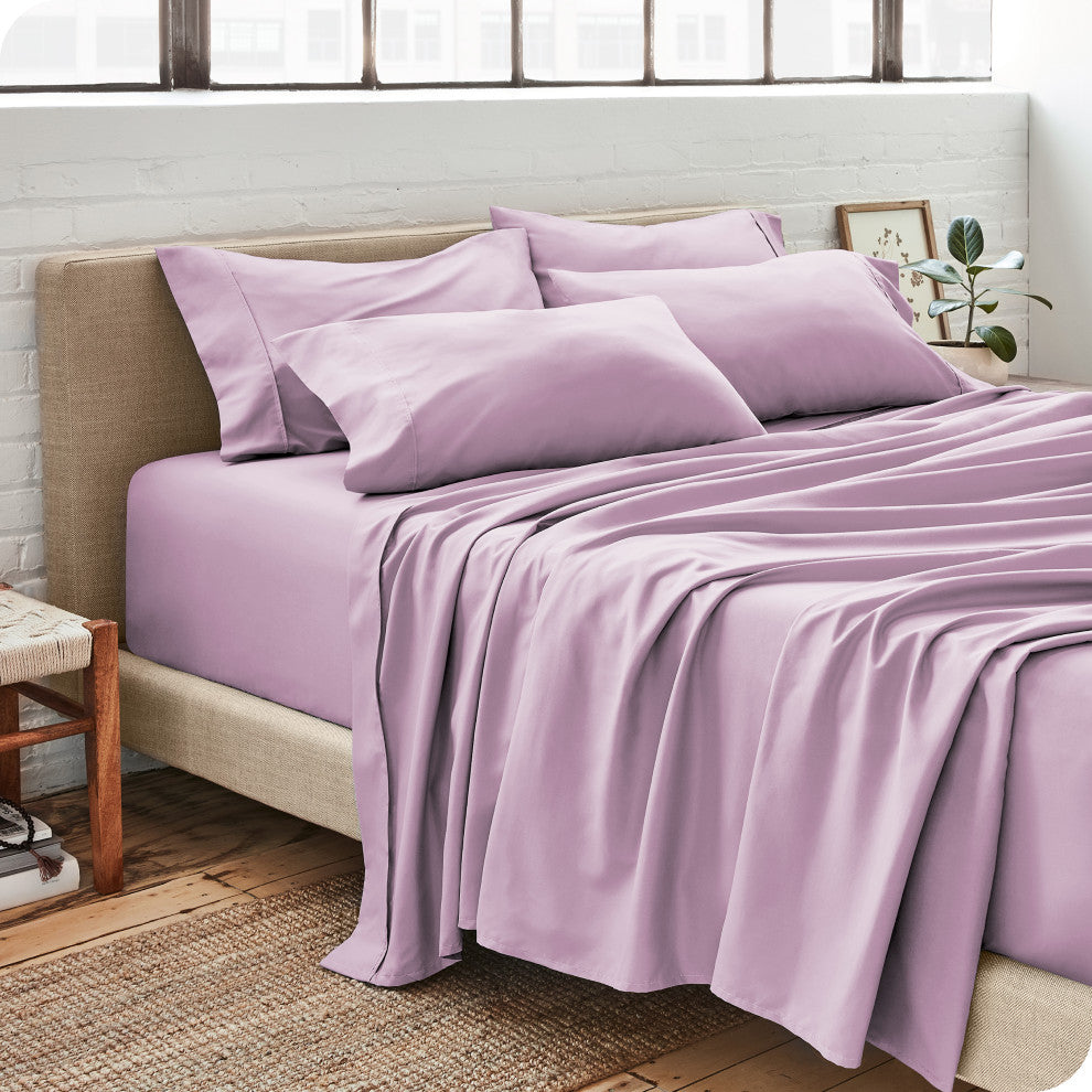 Bare Home 6-Piece Microfiber Sheet Set, Lavender, King