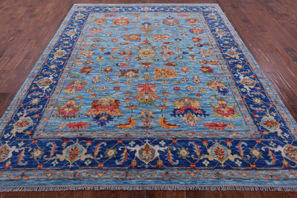 Persian Fine Serapi Handmade Rug 8' 0" X 9' 10" - Q15648